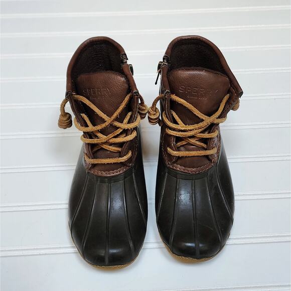 Sperry Port Girls Saltwater Duck Boots - Picture 3 of 13